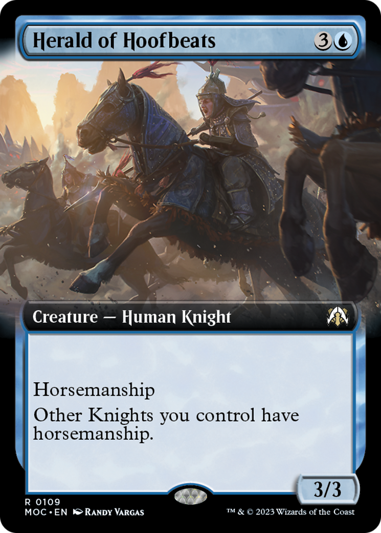 Herald of Hoofbeats (Arte extendido) [Marcha del comandante de la máquina] 