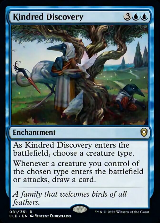 Kindred Discovery [Commander Legends: Batalla por Baldur's Gate] 