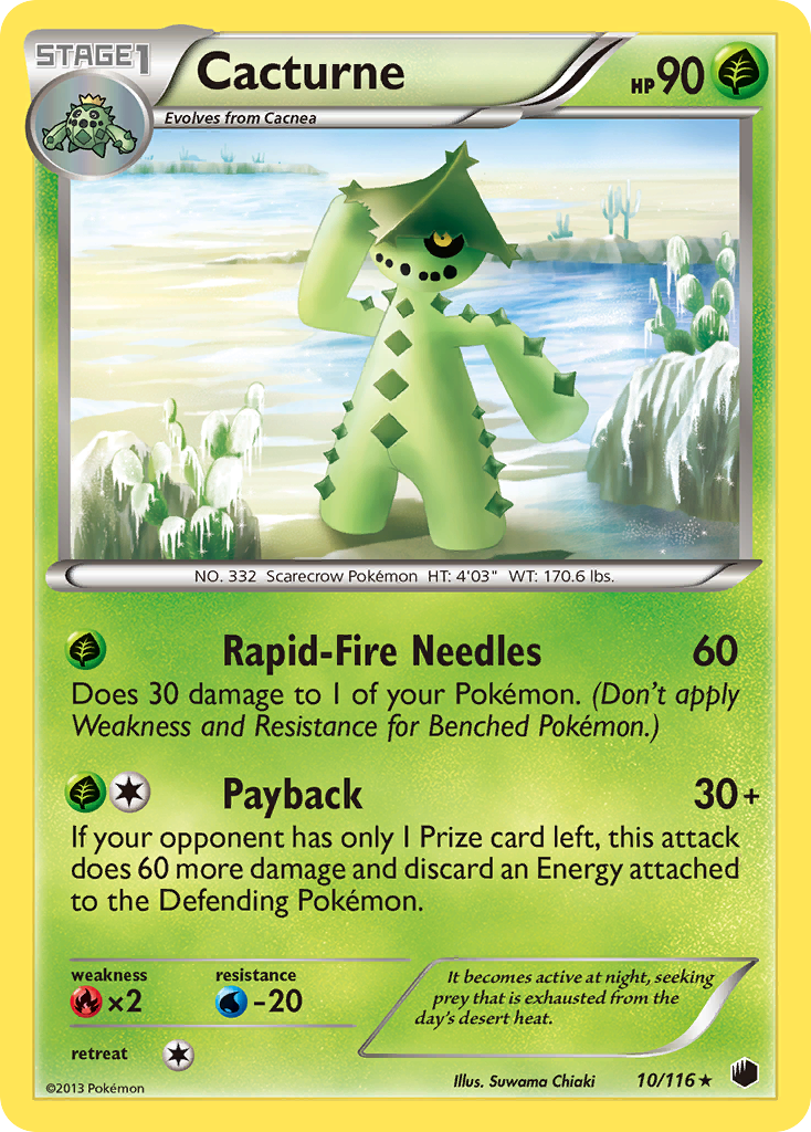 Cacturne (10/116) [Blanco y negro: Plasma Freeze] 