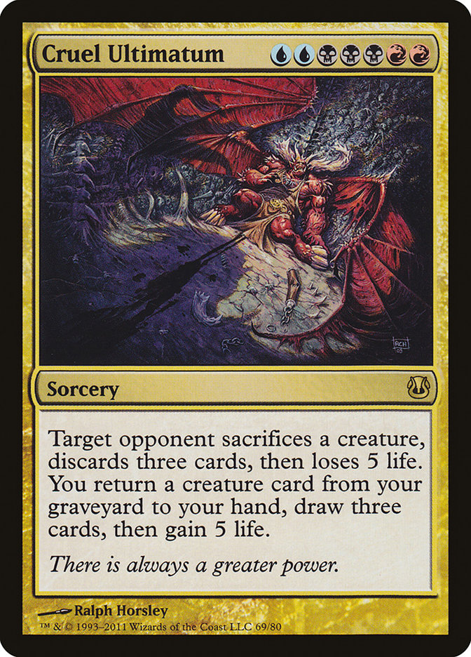 Cruel Ultimátum [Mazos de duelo: Ajani contra Nicol Bolas] 