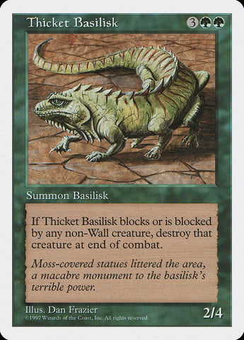 Basilisco de matorral [Quinta edición] 