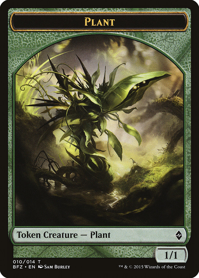 Ficha de planta [Batalla por las fichas de Zendikar] 