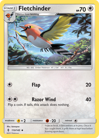 Fletchinder (110/145) [Sol y Luna: Guardianes en ascenso]