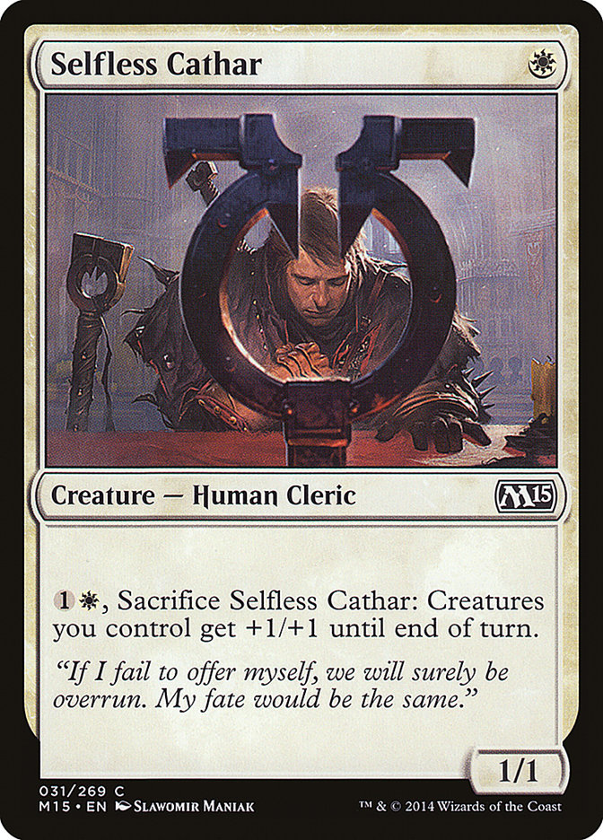 Cátaro desinteresado [Magic 2015] 