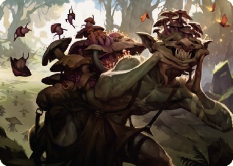 Tarjeta de arte de duende brotando [Serie de arte Dominaria United] 
