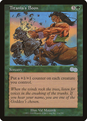 La bendición de Titania [La saga de Urza] 
