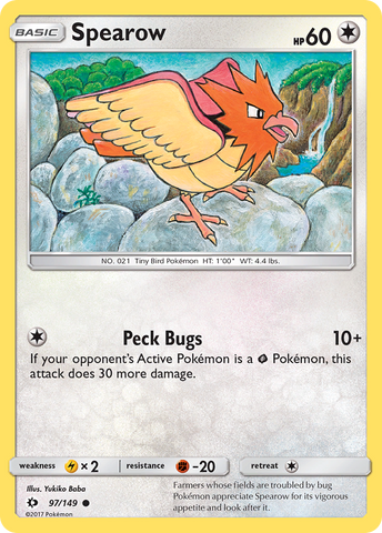 Spearow (97/149) [Sol y Luna: Conjunto básico] 