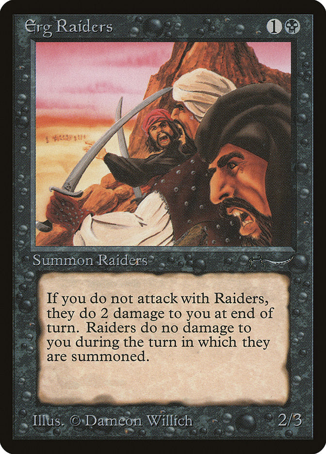 Erg Raiders (coste de maná ligero) [Noches árabes] 