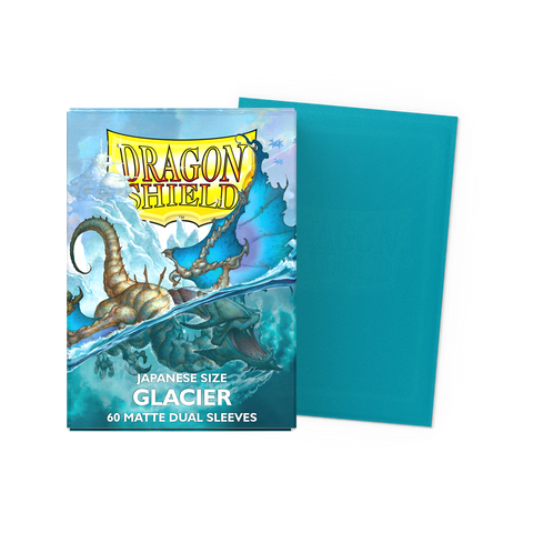 Dragon Shield Sleeves - JAPANESE SIZE - Glacier Dual Matte (60 protectores)