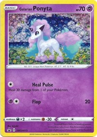 Galarian Ponyta (SWSH013) (Promoción de General Mills) [Espada y escudo: Promociones de Black Star] 
