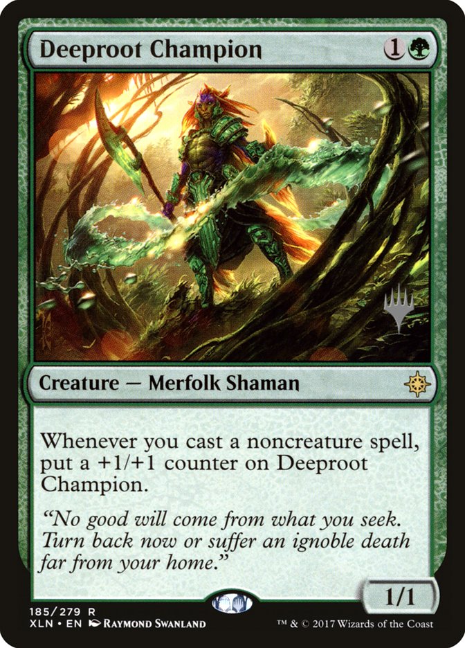 Campeón Deeproot (Paquete promocional) [Ixalan Promos] 
