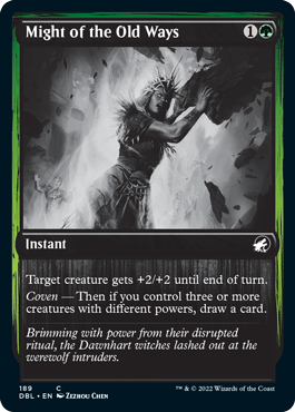 El poder de las viejas costumbres [Innistrad: doble función] 