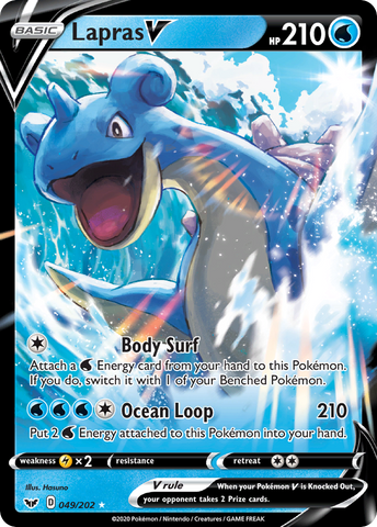 Lapras V (049/202) [Espada y escudo: Conjunto básico] 