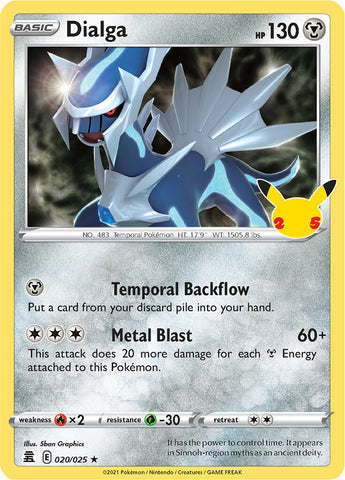 Dialga (020/025) [Celebraciones: 25 Aniversario] 