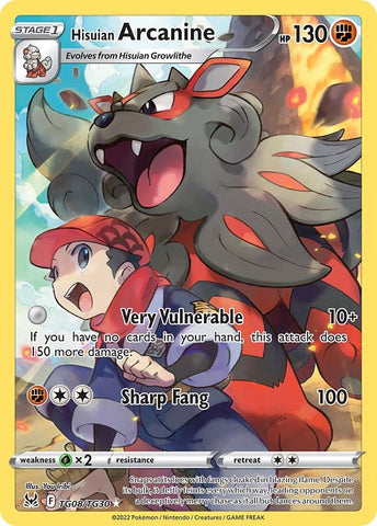 Hisuian Arcanine (TG08/TG30) [Espada y escudo: Origen perdido] 