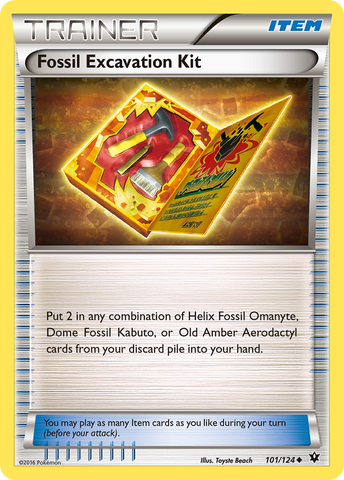 Kit de excavación de fósiles (101/124) [XY: Destinos en colisión] 