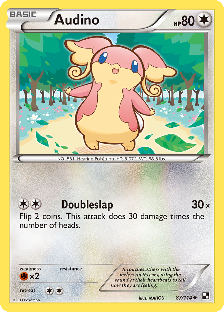 Audino (87/114) [Blanco y negro: Conjunto básico] 