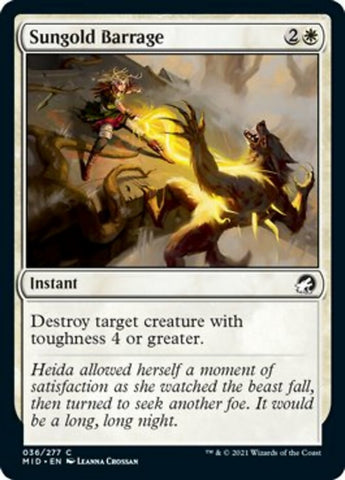 Aluvión de Oro Solar [Innistrad: Caza de medianoche] 