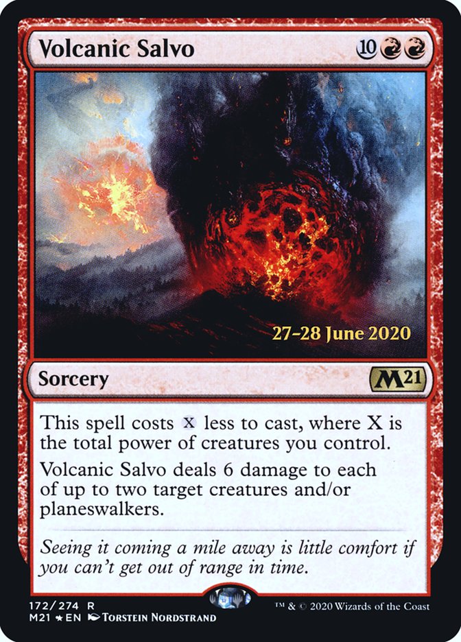 Volcanic Salvo [Promociones de presentación de la colección básica 2021] 