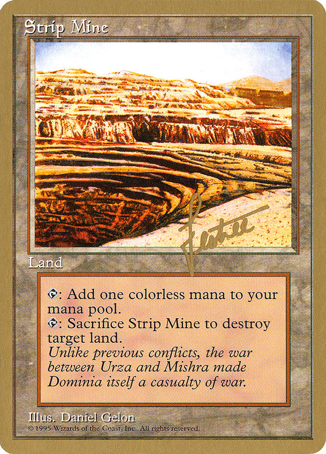 Strip Mine (Bertrand Lestree) [Conjunto de coleccionista Pro Tour] 