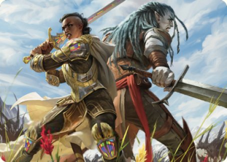 Tarjeta de arte Join Forces [Serie de arte Dominaria United] 
