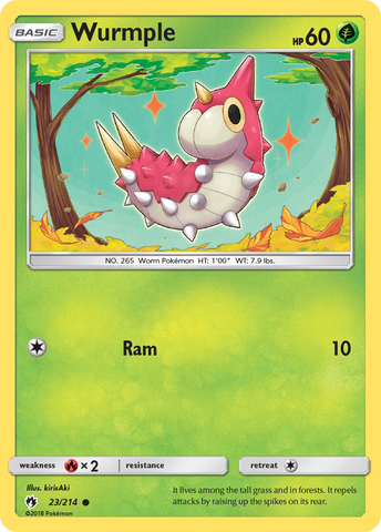Wurmple (23/214) [Sol y Luna: Trueno perdido] 