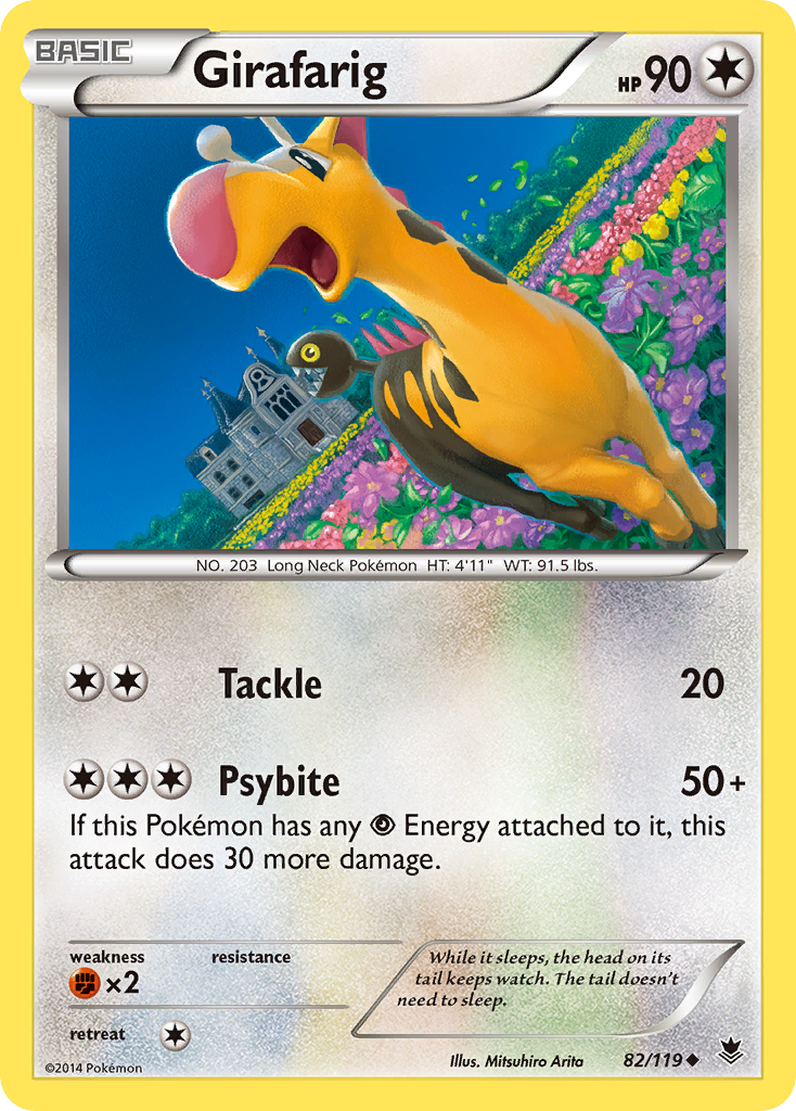 Girafarig (82/119) [XY: Fuerzas fantasma] 