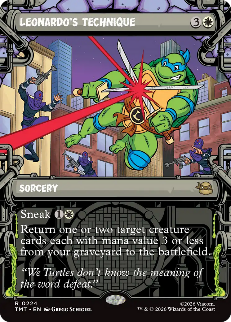 Leonardo's Technique (Showcase) [Teenage Mutant Ninja Turtles]