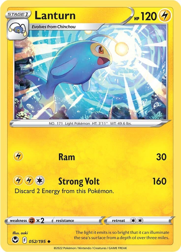 Lanturn (052/195) [Espada y escudo: Tempestad de plata] 