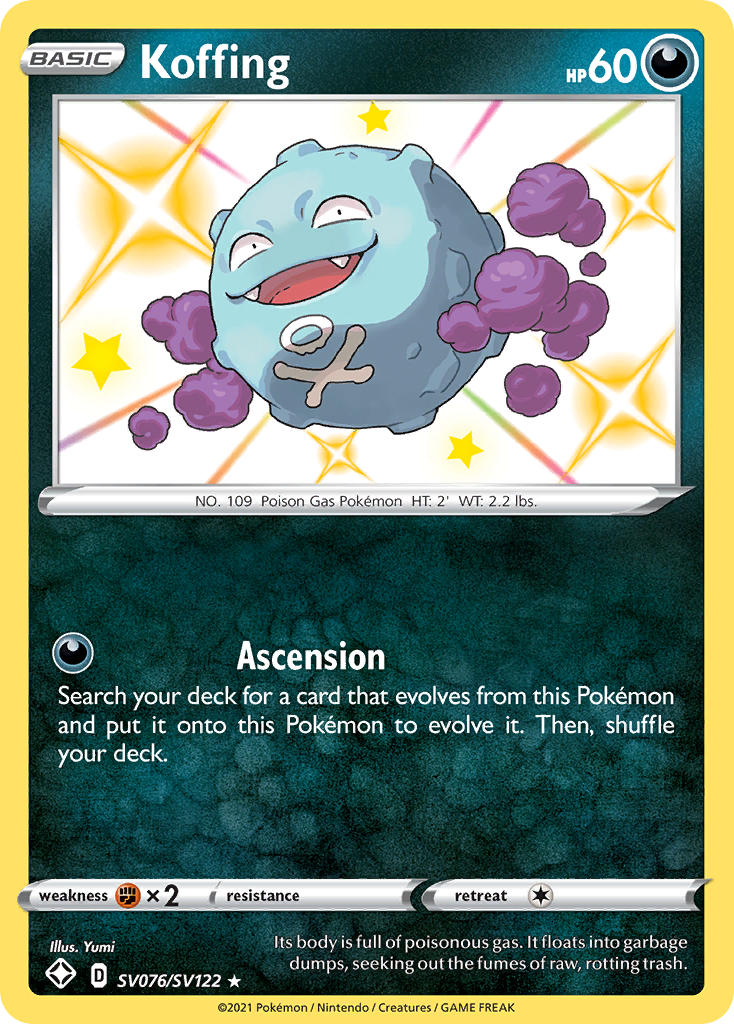 Koffing (SV076/SV122) [Espada y escudo: Destinos brillantes] 