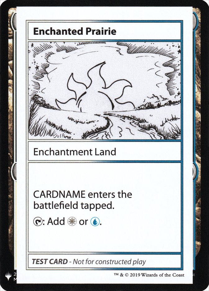 Pradera encantada [Tarjetas de prueba de juego de refuerzo misterioso] 