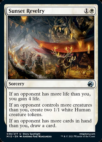 Juerga al atardecer [Innistrad: Caza de medianoche] 