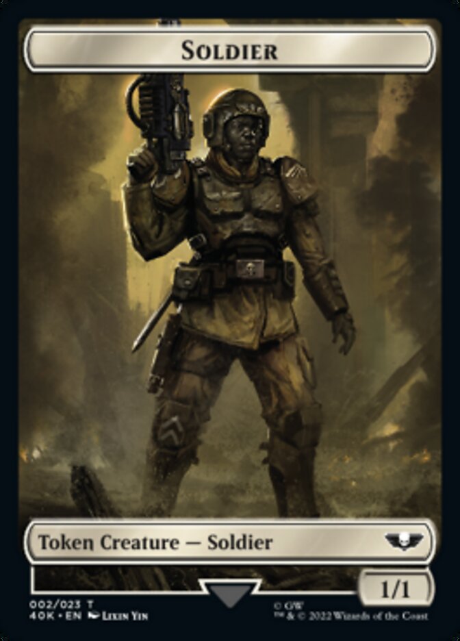 Soldado (002) // Ficha de doble cara Zephyrim (lámina de sobretensión) [Fichas de Warhammer 40,000] 