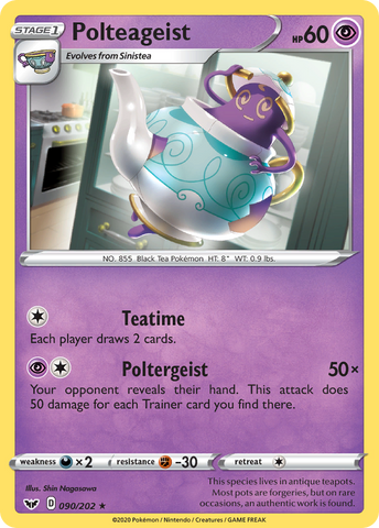 Polteageist (090/202) [Espada y escudo: conjunto básico] 