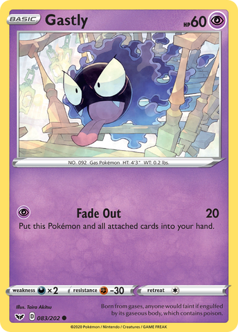 Gastly (083/202) [Espada y escudo: conjunto básico] 