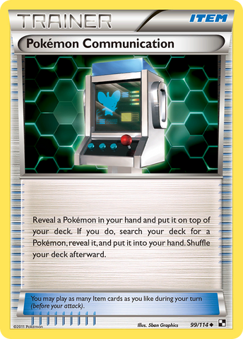 Comunicación Pokémon (99/114) [Blanco y negro: Conjunto básico] 