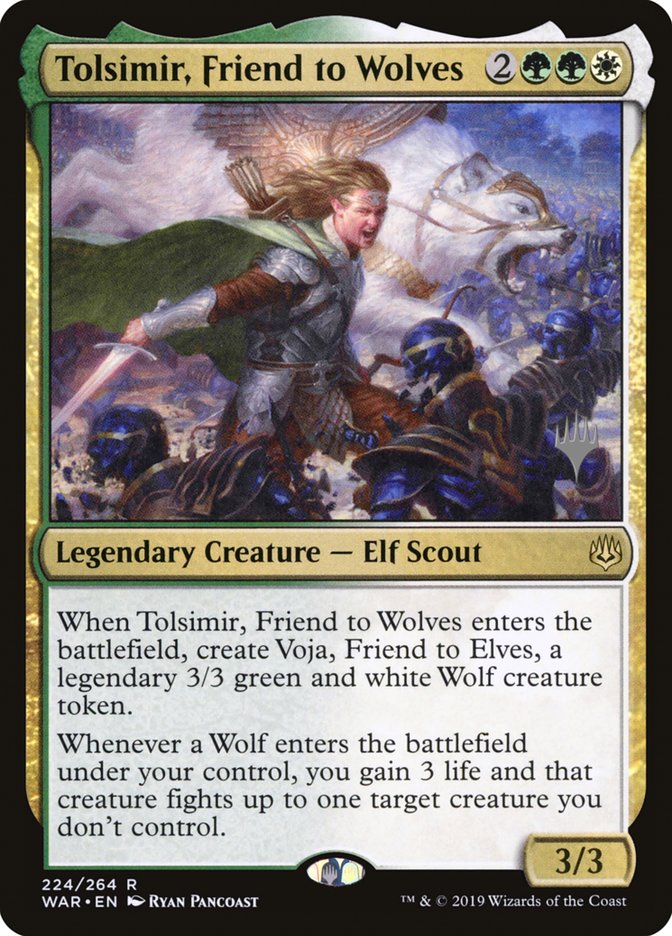 Tolsimir, amigo de los lobos (paquete promocional) [Promociones de War of the Spark] 