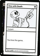 Uno con la Muerte [Tarjetas de prueba de juego Mystery Booster] 