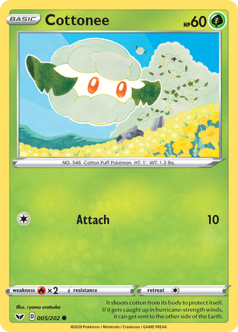Cottonee (005/202) [Espada y escudo: conjunto básico] 