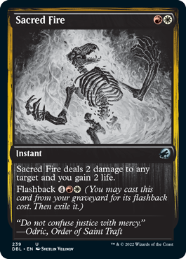 Fuego Sagrado [Innistrad: Doble función] 