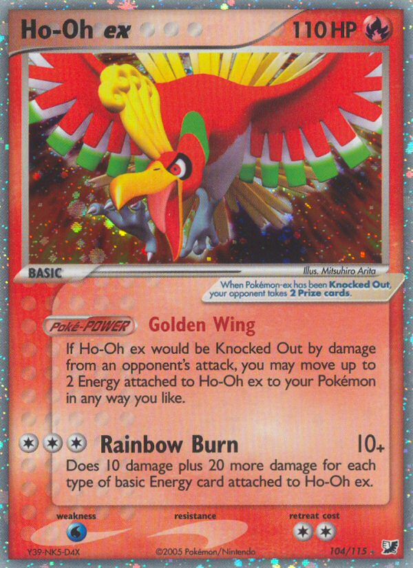 Ho-Oh ex (104/115) [EX: Fuerzas invisibles] 