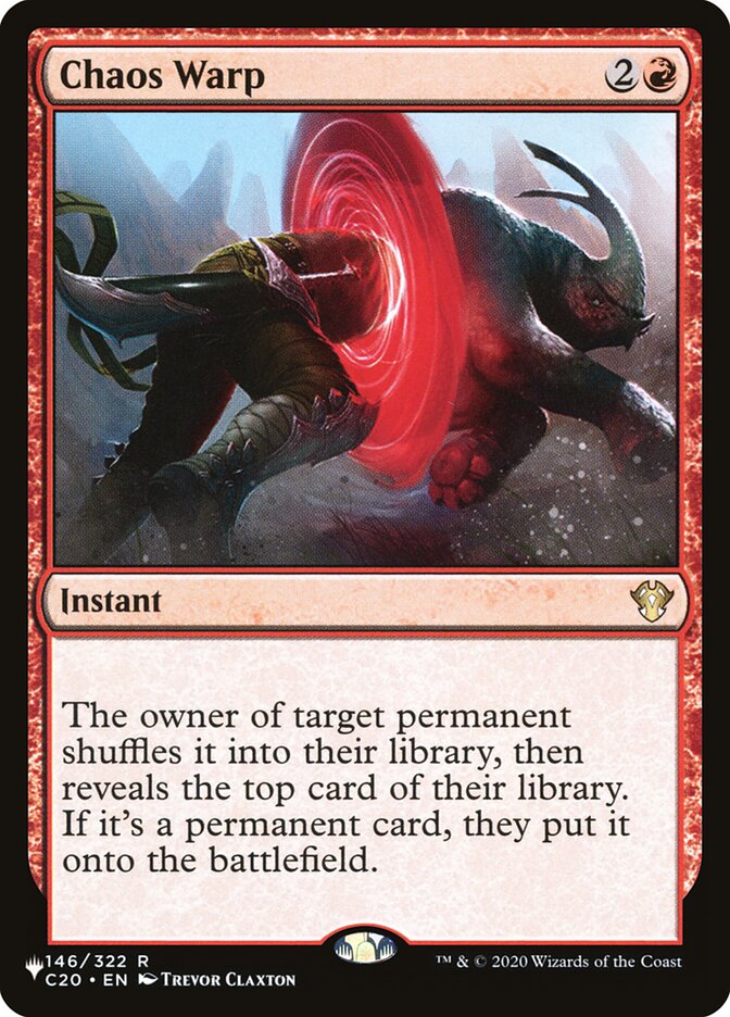 Chaos Warp [Guarida secreta: Cara yo gano, Cruz tú pierdes] 