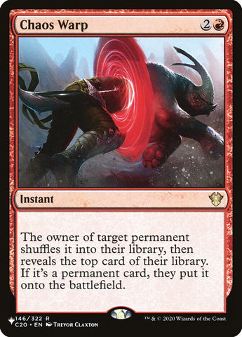 Chaos Warp [Guarida secreta: Cara yo gano, Cruz tú pierdes] 
