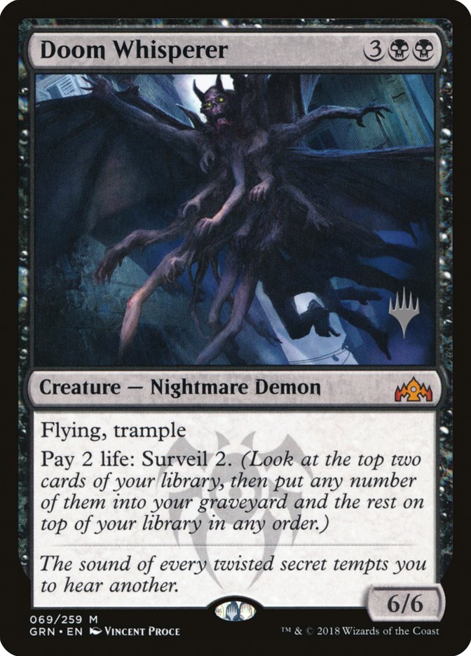 Doom Whisperer (paquete promocional) [Promociones de Guilds of Ravnica] 