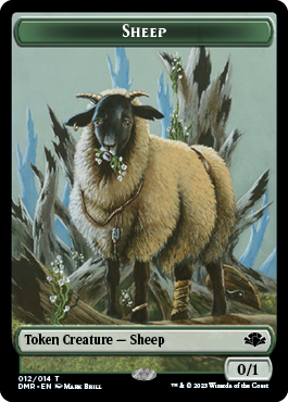 Zombi // Oveja Ficha de doble cara [Fichas remasterizadas de Dominaria] 