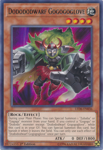 Dodododwarf Gogogoglove [LED6-EN036] Raro 