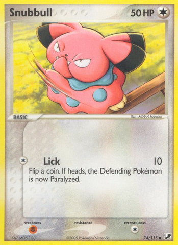 Snubbull (74/115) [EX: Fuerzas invisibles] 