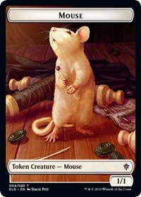 Ratón // Comida (15) Ficha de doble cara [Fichas del Trono de Eldraine] 