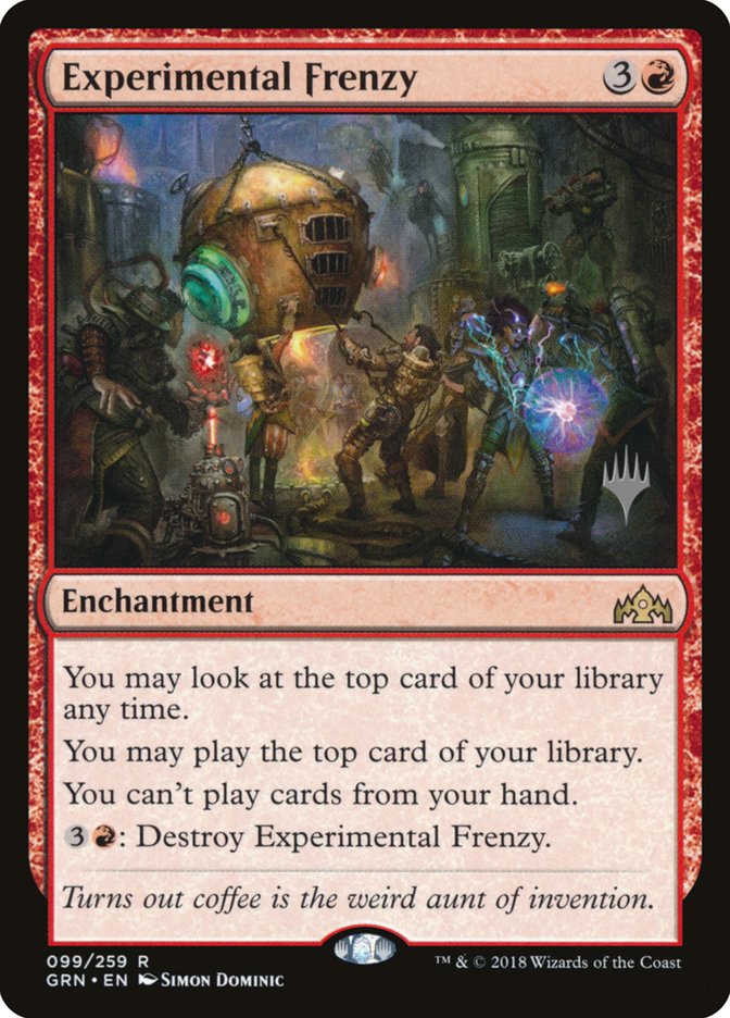 Frenesí experimental (paquete promocional) [Promociones de Guilds of Ravnica] 