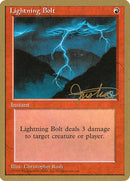 Lightning Bolt (Mark Justice) [Conjunto de coleccionista Pro Tour] 